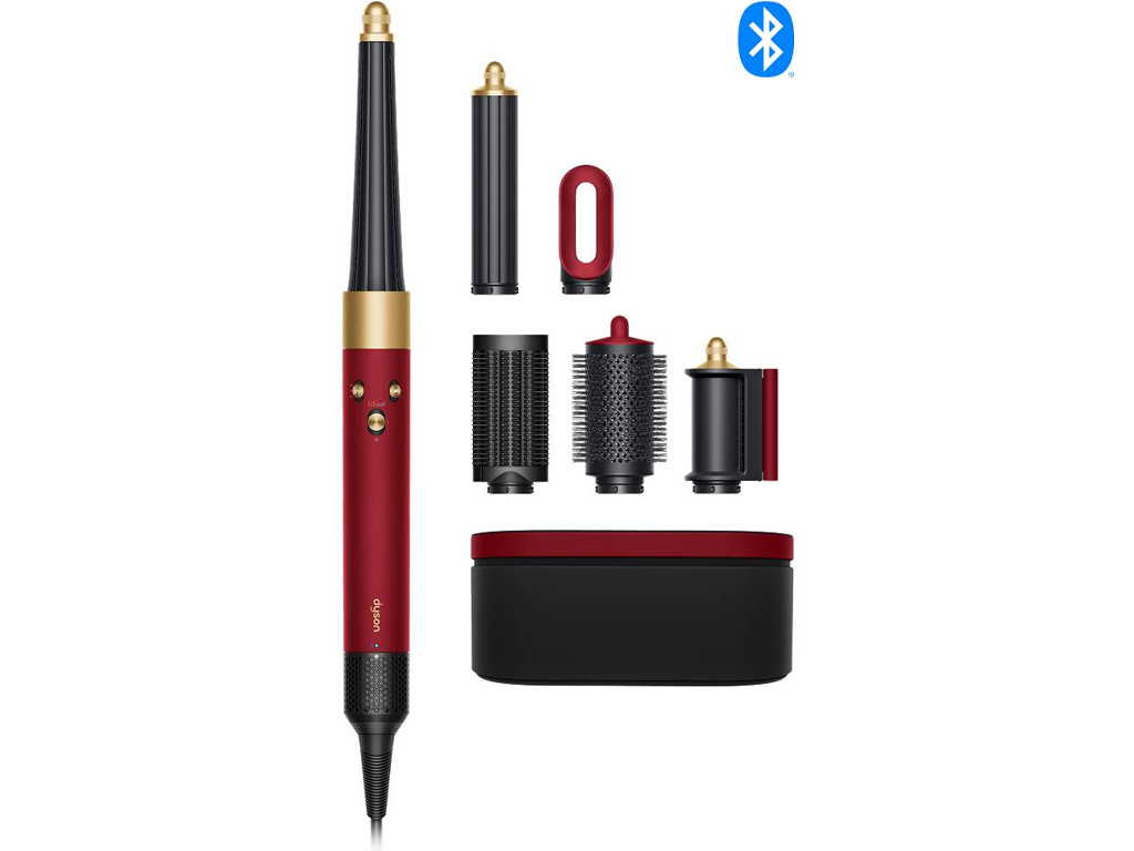 Dyson Airwrap i.d. Red Velvet/Gold Straight+Wavy Styler 596926